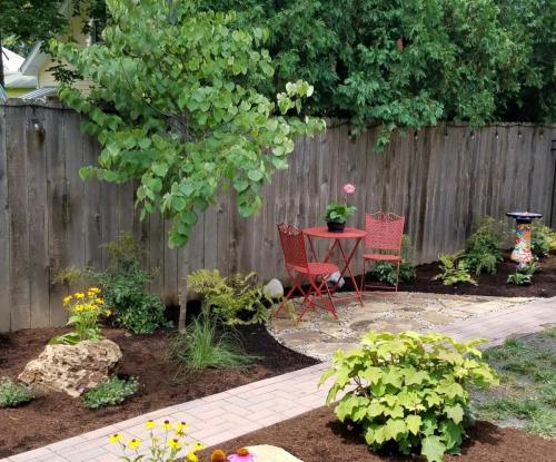 Patio landscaping